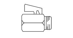 afsluiter R1/2AG X RP1/2 grundfos