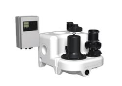 Waterpompunit (vuilwater/regen), DN80, Qmax=45m3/h, Hmax=6m, Grundfos Multilift M.12.3.4