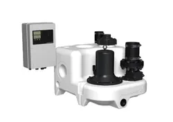 Groupe de pompage pour eaux usées/eaux pluviales, DN80, Qmax=45m3/h, Hmax=6m, Grundfos Multilift M.12.3.4