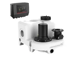 Groupe de pompage pour eaux usées/eaux pluviales, DN80, Qmax=50m3/h, Hmax=15m, Grundfos Multilift M 24.3.2