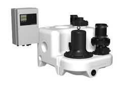 Waterpompunit (vuilwater/regen), DN80, Qmax=50m3/h, Hmax=20m, Grundfos Multilift M.38.3.2