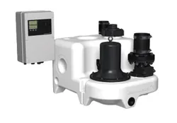 Groupe de pompage pour eaux usées/eaux pluviales, DN80, Qmax=50m3/h, Hmax=20m, Grundfos Multilift M.38.3.2