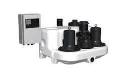 Waterpompunit (vuilwater/regen), DN80, Qmax=45m3/h, Hmax=7m, Grundfos Multilift MD12.1.4
