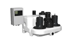 Groupe de pompage pour eaux usées/eaux pluviales, DN80, Qmax=45m3/h, Hmax=7m, Grundfos Multilift MD12.1.4