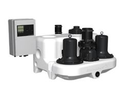 Waterpompunit (vuilwater/regen), DN80, Qmax=45m3/h, Hmax=7m, Grundfos Multilift MD.12.1.4