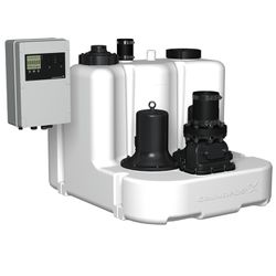 Waterpompunit (vuilwater/regen), DN80, Qmax=45m3/h, Hmax=8m, Grundfos Multilift MLD.12.1.4