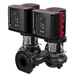 Pompe de surpression, Grundfos TPE 2 100-180, DN100, bride, Qmax=80m3/h, L=450mm, Hmax=18m