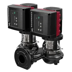 Inlinepomp, Grundfos TPE2 D 40-80, DN40, flens, Qmax=20m3/h, L=250mm, Hmax=8m