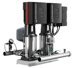 Drukverhogingsunit, Grundfos Hydro Multi-E 2 CRIE 15-3, 2 pompen, 60m3/h, 62m, 3x380 - 440V