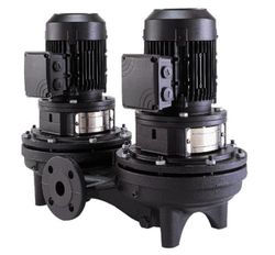 Inlinepomp, Grundfos TPD 50-190/4, DN50, flens, Qmax=30m3/h, L=440mm, Hmax=19m