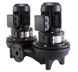 Inlinepomp, Grundfos TPD 80-210/2, DN80, flens, Qmax=72m3/h, L=360mm, Hmax=21m