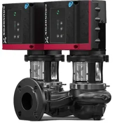 Inlinepomp, Grundfos TPED 65-210/2, DN65, flens, Qmax=60m3/h, L=360mm, Hmax=21m