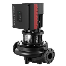 Inlinepomp, Grundfos TPE 40-300/2, DN40, flens, Qmax=30m3/h, L=340mm, Hmax=30m