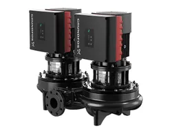 Inlinepomp, Grundfos TPED 125-130/4, DN125, flens, Qmax=148m3/h, L=620mm, Hmax=13m