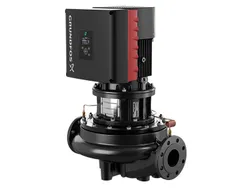 Inlinepomp, Grundfos TPE 80-210/2 80-210/2, DN80, flens, Qmax=70m3/h, L=360mm, Hmax=21m