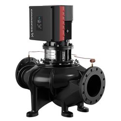 Inlinepomp, Grundfos TPE 125-80/4, DN125, flens, Qmax=160m3/h, L=620mm, Hmax=7m