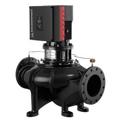 Inlinepomp, Grundfos TPE 125-95/4, DN125, flens, Qmax=177m3/h, L=620mm, Hmax=9m