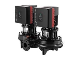Inlinepomp, Grundfos TPED 100-70/4, DN100, flens, Qmax=101m3/h, L=550mm, Hmax=7m