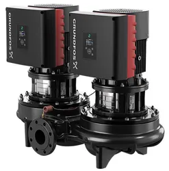 Inlinepomp, Grundfos TPED 100-110/4, DN100, flens, Qmax=131m3/h, L=550mm, Hmax=11m
