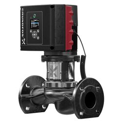 Inlinepomp, Grundfos TPE 3 65-80, DN65, flens, Qmax=39m3/h, L=340mm, Hmax=8m