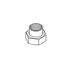 koppeling 1 F (pompdiameter G1.1/2) grundfos (ex 529922)