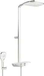 HANSA 5865017182 EMOTION THERMOST. DOUCHESYSTEEM MET LOSSE HANDDOUCHE + HOUDER WIT/CHR