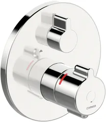 mitigeur encastré, garniture de finition Hansa HANSACLINICA manuelle chromé