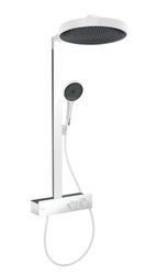 garniture de douche Hansgrohe bicommande blanc