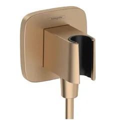 Douche-aansluitstuk, Hansgrohe, wandmontage, L:1400mm, chroom, met houder