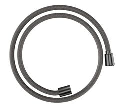 Doucheslang, Hansgrohe Designflex, L1250mm, geborsteld zwart chroom, textiel