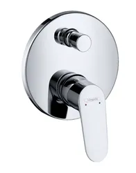 Afbouwdeel inbouwmengkraan, Hansgrohe, geschikt voor douche, handbediend, chroom