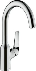 keukenmengkraan Hansgrohe Focus blad/kraangat eengreeps chroom 220