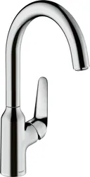 keukenmengkraan Hansgrohe Focus blad/kraangat eengreeps chroom 220
