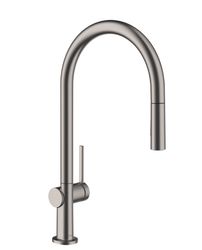 keukenmengkraan Hansgrohe blad/kraangat eengreeps chroom