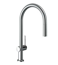 keukenmengkraan Hansgrohe blad/kraangat eengreeps chroom