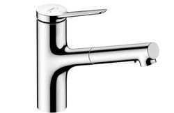 keukenmengkraan Hansgrohe Zesis blad/kraangat eengreeps chroom M33