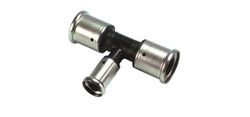 Persverloop-T, kunststof, 20/2x16/2x20/2mm FFF, (drink)water, Henco PVDF