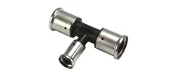 Persverloop-T, kunststof, 20/2x16/2x20/2mm FFF, (drink)water, Henco PVDF