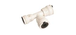 Té réduction push fit, plastique, 20 x 16 x 16mm FFF, eau potable, Henco Vision - Push Fit