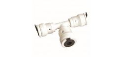 Té réduction push fit, plastique, 16 x 20 x 16mm FFF, eau potable, Henco Vision - Push Fit