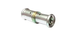 Persverloopmof, messing, 20/2x16/2mm FF, (drink)water, Henco