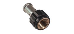 Persovergangsstuk, kunststof, 14/2mm x 1/2" F, Henco PVDF