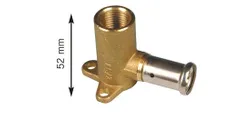MES SANITAIR MUURPLAAT BINNENDRAAD 16X1/2 Henco