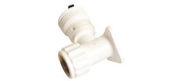 Steekmuurplaat, kunststof, 16mm x1/2" F, (drink)water, Henco Vision - Push Fit