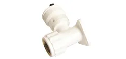 Steekmuurplaat, kunststof, 16mm x1/2" F, (drink)water, Henco Vision - Push Fit