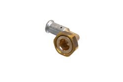 Raccord 2 pièces à sertir équerre, laiton, 20/2mm x 3/4" FF, eau potable, Henco