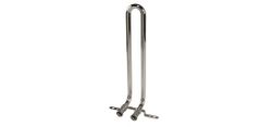 MES DOUBLE COURBE RAD.300MM TU.BOUT RATTACHÉ  16X1/2 (AS=50MM) Henco