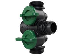 verdeler voor CV kunststof Henco Pro-Flow 1PO  groen