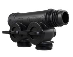 verdeler voor CV kunststof Henco Pro-Flow 2P  zwart