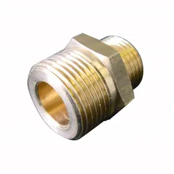 Mamelon fileté double, laiton, 3/4", Henco
